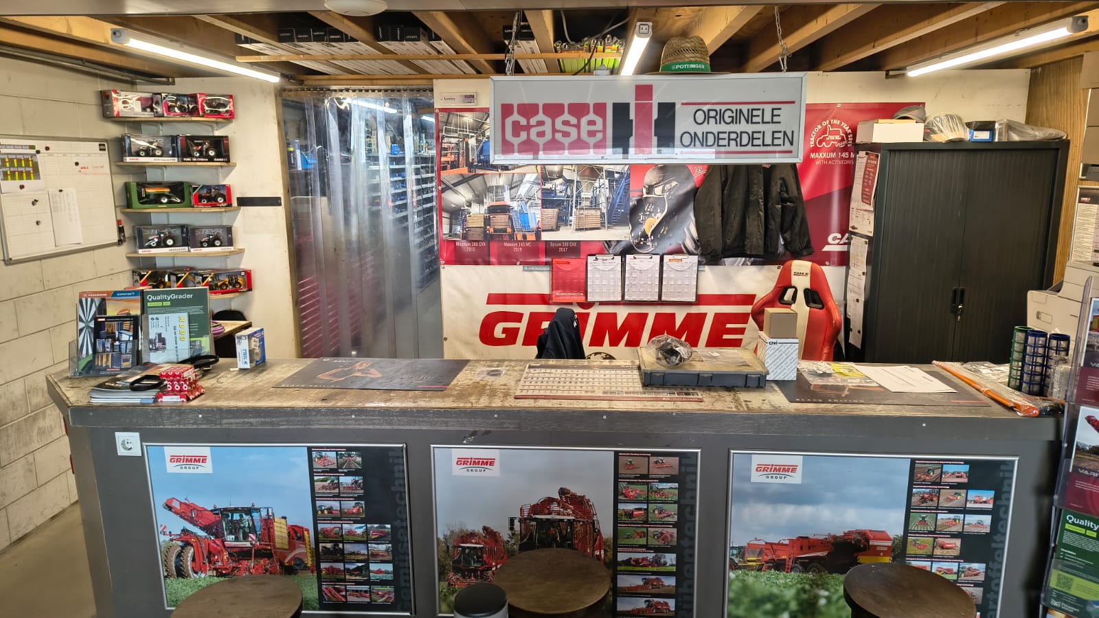 Winkel en magazijn
