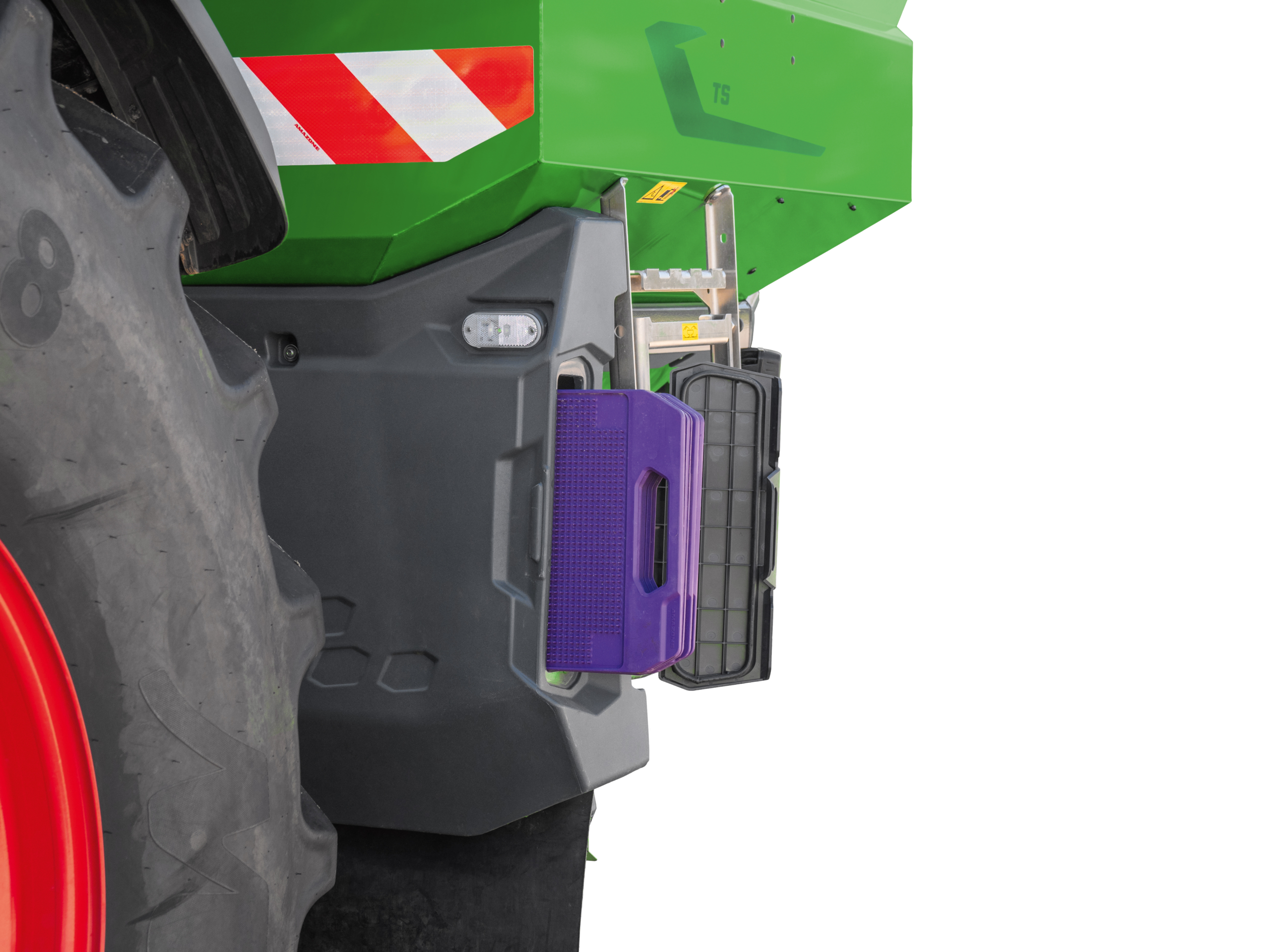 EasyCheck testkit bij de AMAZONE ZA-TS 01 AutoSpread